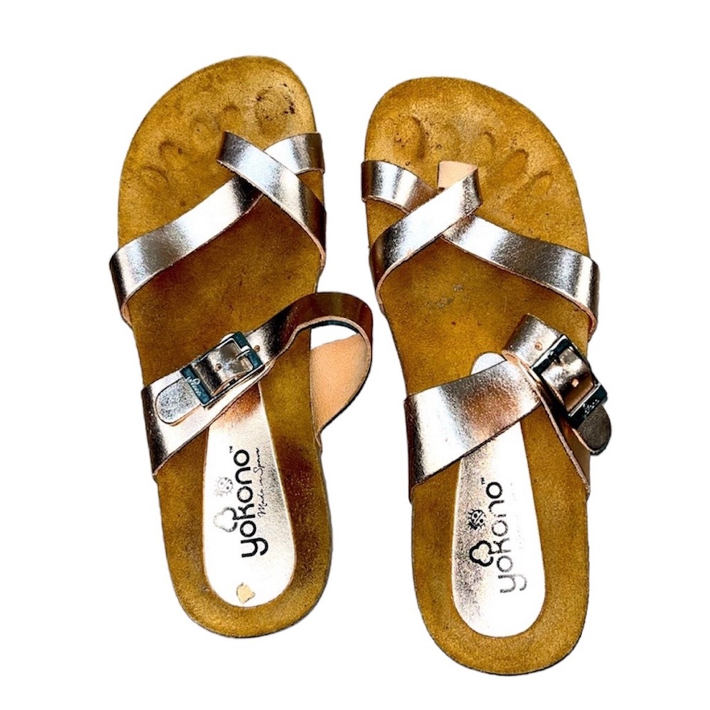 Yokono Rose Gold Sandals 7.5
